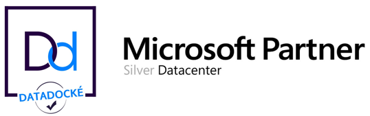 Logo Datadocké et Microsoft Partner Silver Datacenter