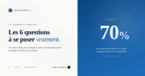 Formation professionnelle - Les 6 questions à se poser avant de cadrer un besoin formation
